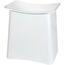 Wenko Badhocker mit Stauraum Wing, weiß, 45 × 33 × 48 cm