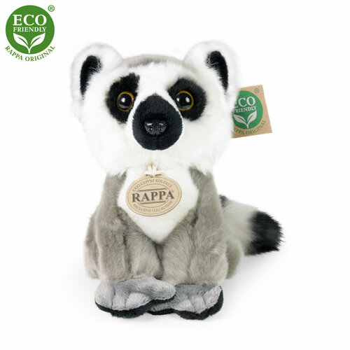 Rappa Pluszowy lemur siedzący, 18 cm ECO-FRIENDLY