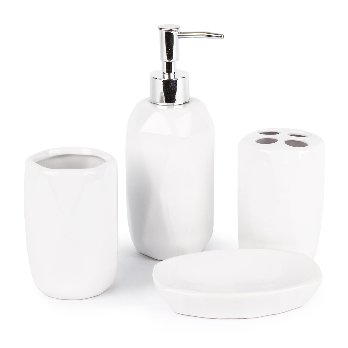 Kúpeľňová sada Dolomite, biela