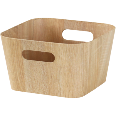 Kitchisimo Set 2 úložných košíkov 27 × 27 × 16 cm, prírodná