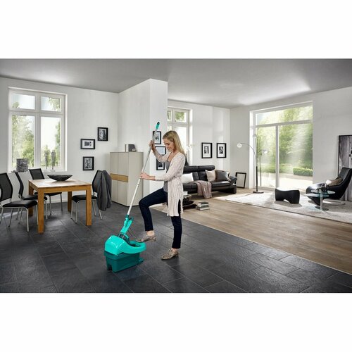 Leifheit Mop podłogowy Profi z wiadrem z integrowanymi kółkami 55096
