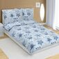 Bellatex Крепова постільна білизна Луг синій, 140 x 200 см, 70 x 90 см