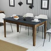 Jedálenský stôl Milan Walnut and Anthracite