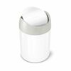 Simplehuman Koš za smeti MINI 1,5 l, bela