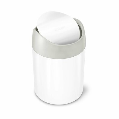 Simplehuman Koš za smeti MINI 1,5 l, bela