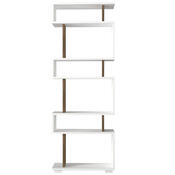Knihovna Blok White Walnut