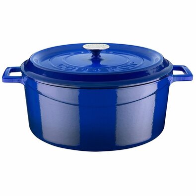 LAVA Metal Litoželezna posoda premer 32 cm, modra,9,8 l