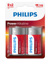 Philips Baterie D 1,5 V Power Alkaline