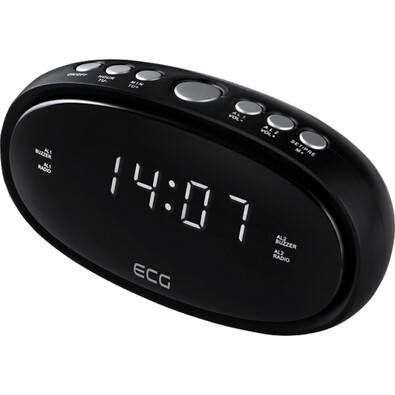ECG RB 010 Digital radio alarm clock, black