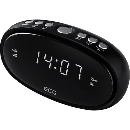 ECG RB 010 Digital radio alarm clock, black