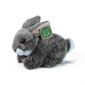 Rappa Plüsch liegendes Kaninchen Dunkelgrau, 17 cm