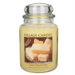 Village Candle illatgyertya, Citromos sütemény - Lemon Pound Cake, 645 g