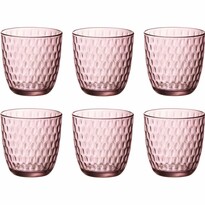 Bormioli Rocco Набір склянок з 6 предметів Lilac , 290 мл, рожевий.