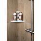 SAPHO AE200-0101 Abeline кутова полиця rockstone 20 x 20 см, білий матовий