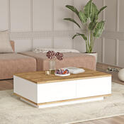 Stolik konferencyjny Atlantic Pine White