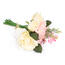 Umělá kytice růže a hortenzie bílá