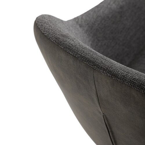 Set de scaune de sufragerie cu mecanism deîntoarcere DCH-Y1143 GREY2, 2 buc.