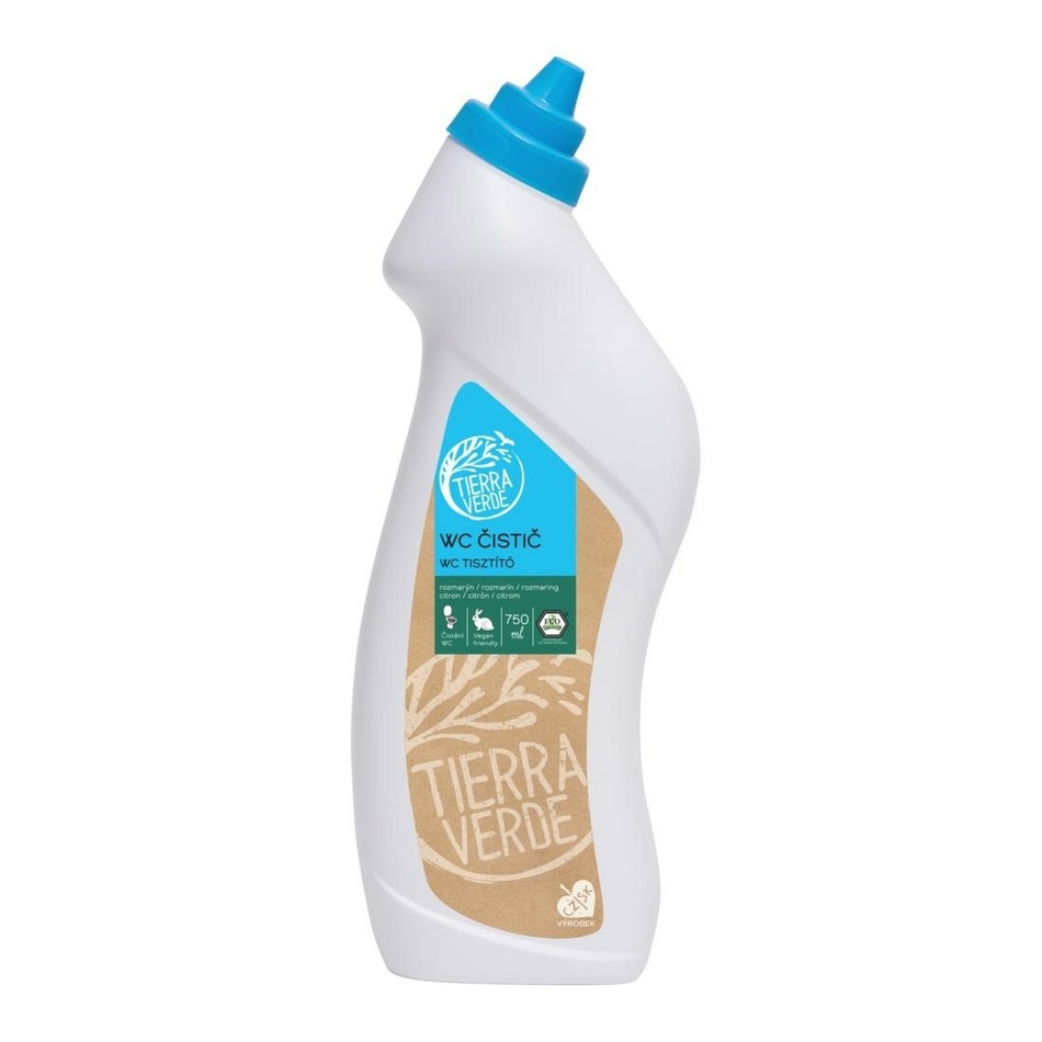 Tierra Verde WC čistič s rozmarýnovou acitronovou silicí, 750 ml