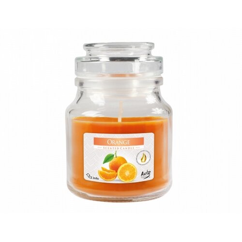 Illatos gyertya pohárban Narancs, 120 g