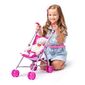 Woody Golfwagen für Puppen Einhorn Rosa, 57 x 48 x 25 cm