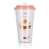 Banquet Potovalni lonček z dvojno steno COFFEE 0,5l , kava macchiato