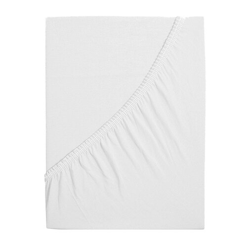 Cearșaf de pat jersey 4Home Ideal alb, 70 x 140 cm