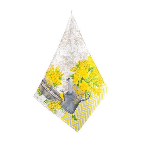 Bellatex Nárcisz konyharuha sárga, 50 x 60 cm akciós termékkép 1
