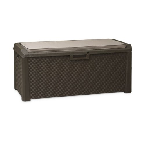 Gartenaufbewahrungsbox Santorini Plus, braun, 560 l