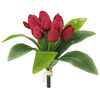 Umělá květina svazek tulipánů červená