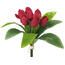 Umělá květina svazek tulipánů červená