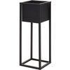 Stojan za cvetlični lonec Plantier črn, 60 cm