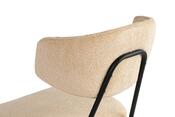 Sada jídelních židlí Nancy Beige and Black, 2 ks