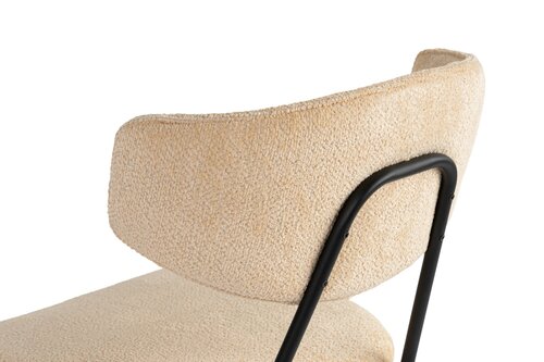 Súprava jedálenských stoličiek Nancy Beige and Black, 2 ks