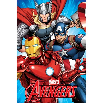Koc Jerry Fabrics „Avengers”, 100 x 150 cm
