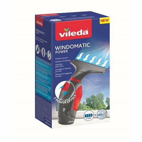 Vileda Windomatic Power mit extra viel Saugkraftschwarz,