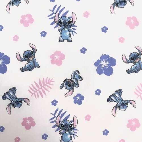 Jerry Fabrics Pamut ágynemű Lilo és Stitch Pink, 140 x 200 cm, 70 x 90 cm