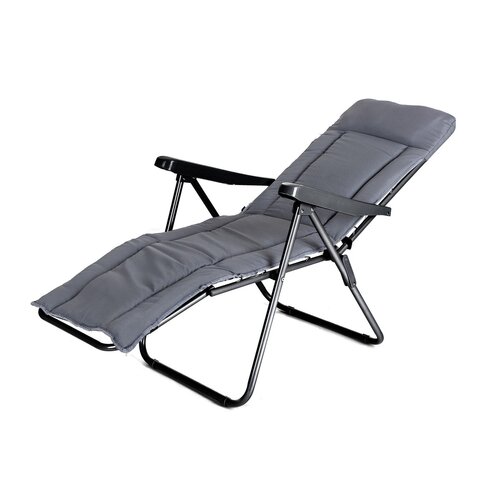 Happy Green Sklopni vrtni stol Manilla 74 x 57 x106 cm, siva