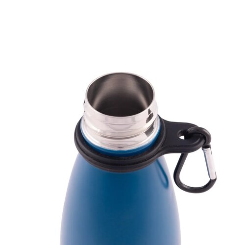 Altom Edelstahl Wasserflasche mit Karabiner 350 ml, marineblau