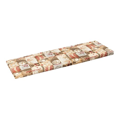 Bellatex Sedák na lavicu hladký Káva, 40 x 150 cm