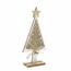 Dřevěný vánoční stromek Ornamente bílá, 11 x 23 x 4 cm