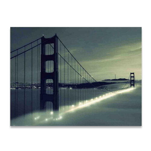 Tablou de sticlă Golden Gate