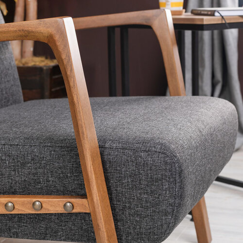 Kreslo Kemer Dark Grey