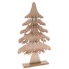 Calendar de Advent din lemn, copac maro, 26,5 x47,2 cm