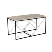 Set de măsuțe de cafea Defne Black andTravertine, 3 buc.