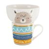 Orion porcelanska skodelica z miskico Lama, 0,35 l
