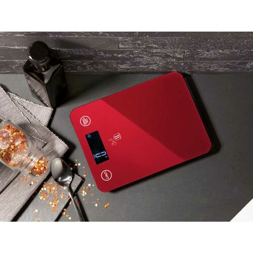 Berlinger Haus Waga kuchenna cyfrowa Burgundy Metallic Line, 5 kg