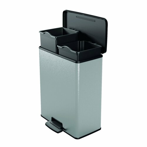 Curver Pedálový odpadkový koš Deco Bin Rectangular, 26 + 26 l