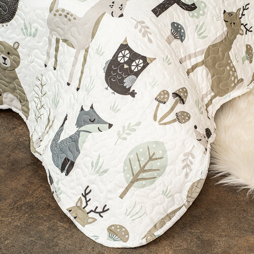 4Home Kindertagesdecke Nordic Friends, 140 x 220 cm