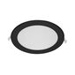 Panlux Podhľadové LED svietidlo Downlight CCT Round čierna, IP44, 12 W