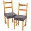 4Home Comfort Plus Classic elasztikus székhuzat, 40 - 50 cm, 2 db-os szett